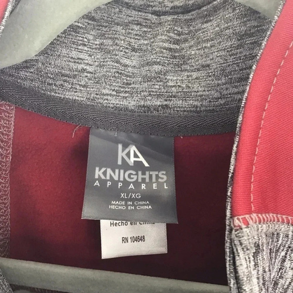 Knights Apparel Men’s Univ. Arkansa Full Zip Jacket Size XL - Picture 6 of 7